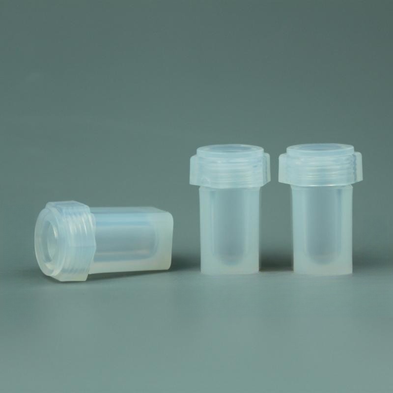5ml PFA vial, V bottom, with screw cap