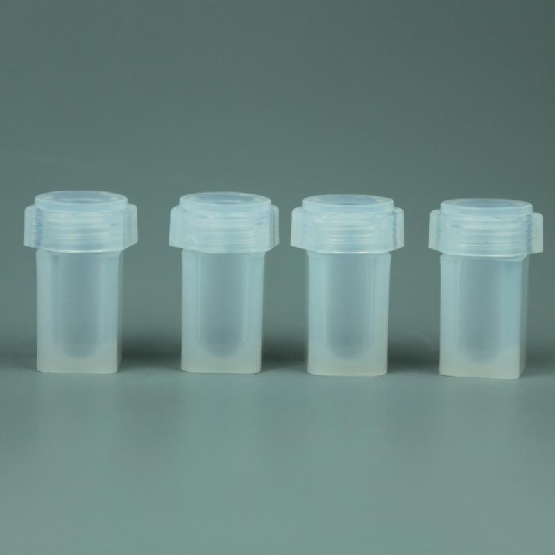 5ml PFA vial, V bottom, with screw cap