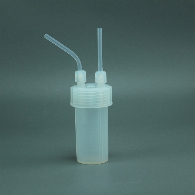 150ml PFA Dual-Neck Impinger Bottle with 1/4