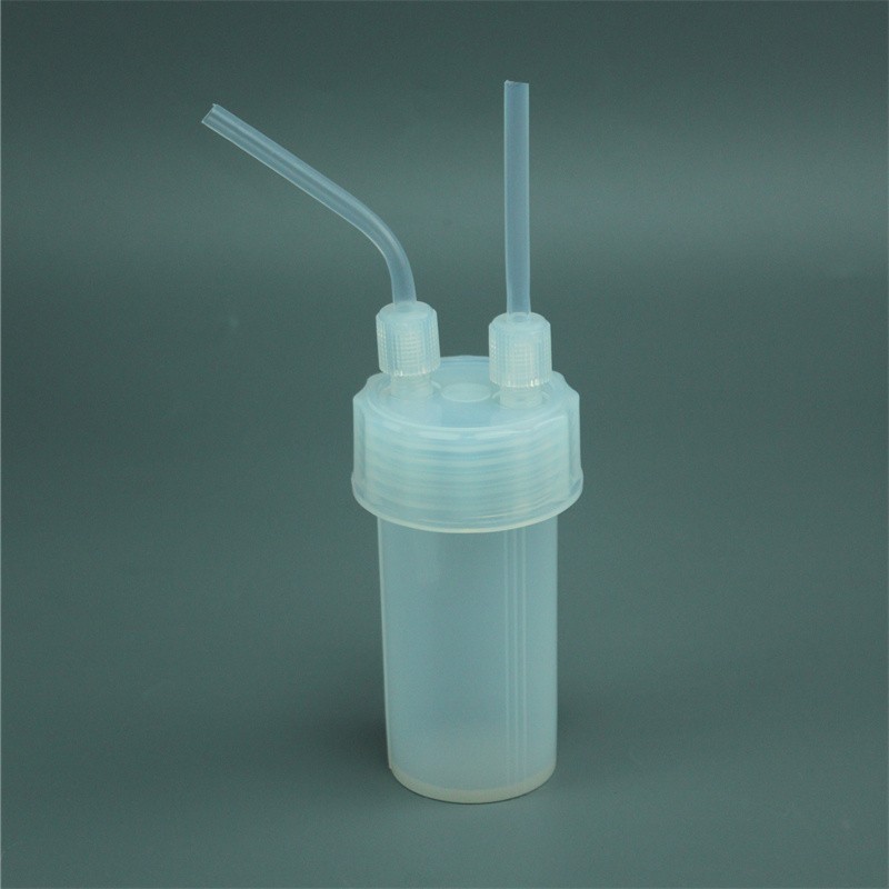 150ml PFA Dual-Neck Impinger Bottle with 1/4