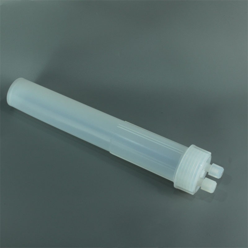 375ml PFA Dual-Neck Impinger Bottle with 1/4