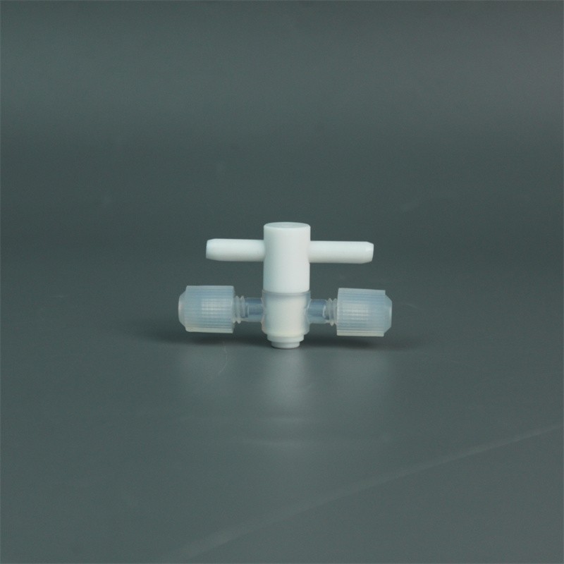 PFA 2-way valve, 1/8