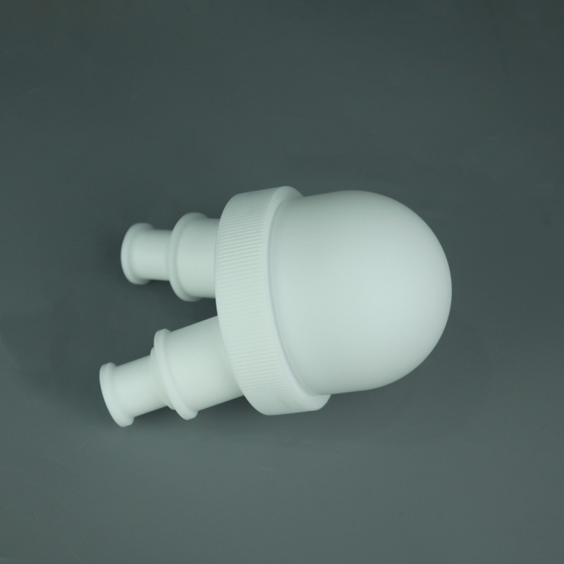 150ml PTFE flaks with 2 necks, rounded bottom