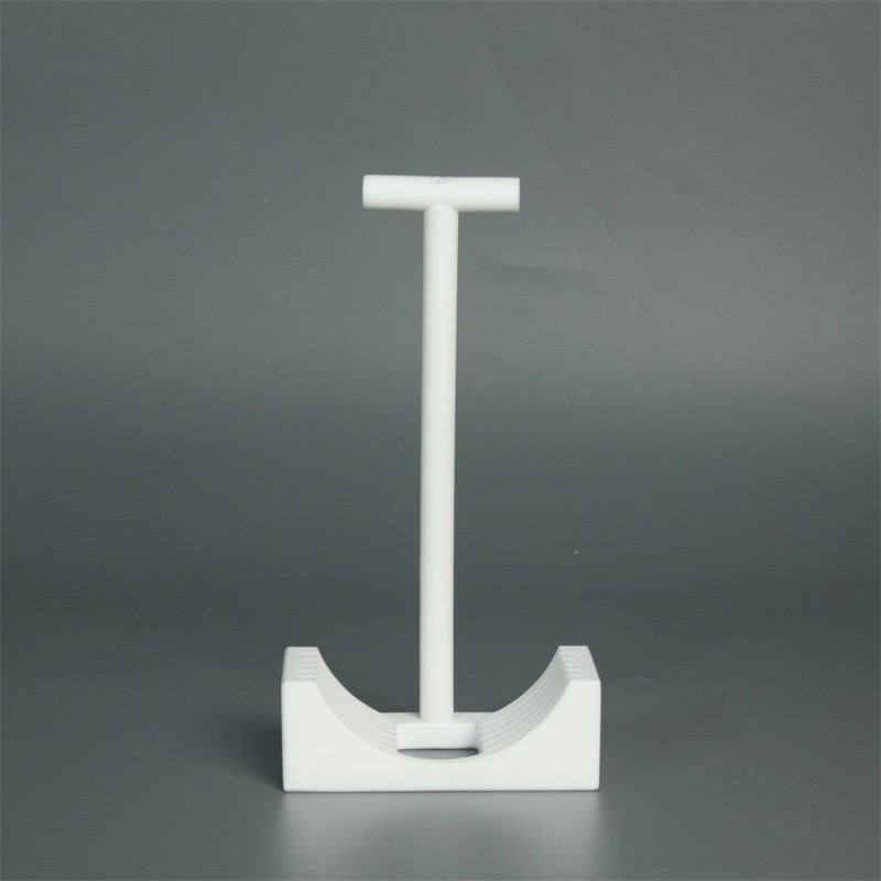 PTFE wafer basket, for 4 inches wafer, 1-5 slots, with T-bar