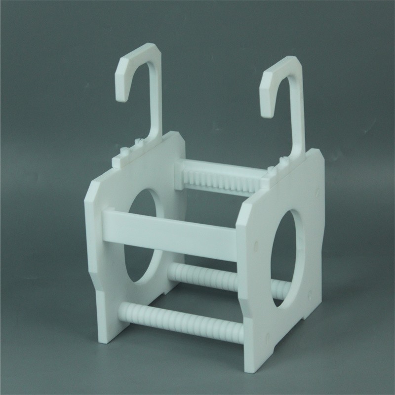 PTFE wafer cassette, for 150*150mm, 25 slots, with handle