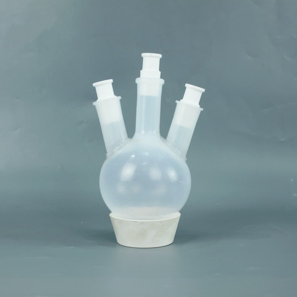 1000ml PFA round-bottom flask with three necks