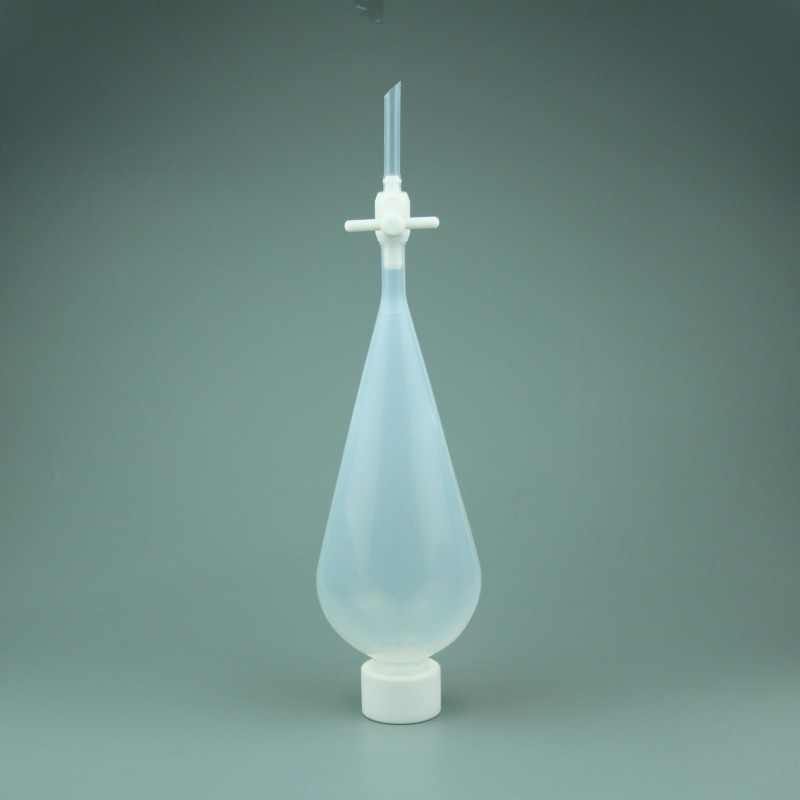500ml PFA separating funnel with PTFE valve