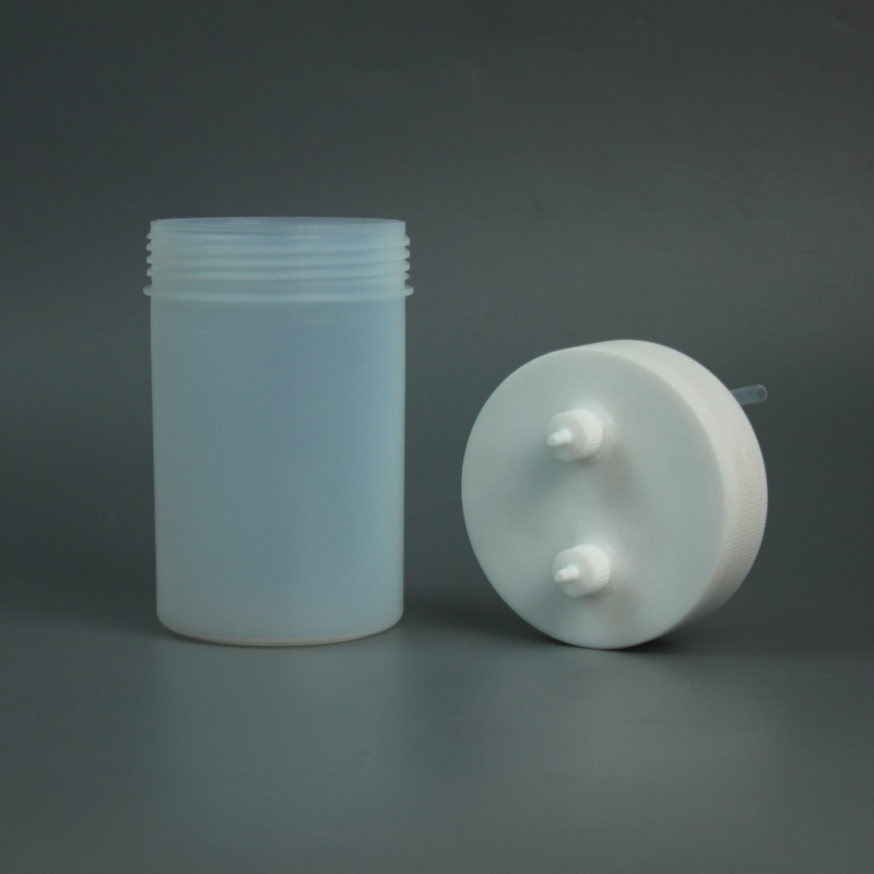 500ml PFA Reaction Vessel with Luer connector,1/4'' port