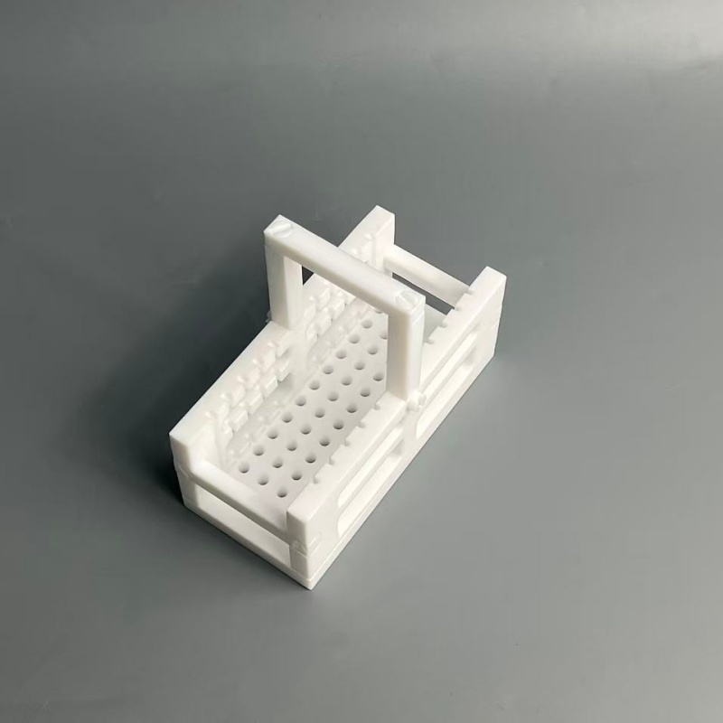 5*5cm PTFE Square Si Sample Process Carrier,10 slots