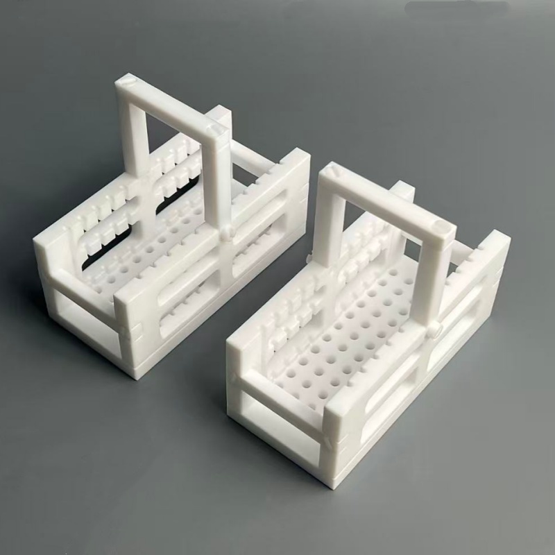 5*5cm PTFE Square Si Sample Process Carrier,10 slots